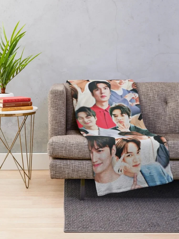 Lee Min-ho collage Throw Blanket Thin Kid'S Blankets