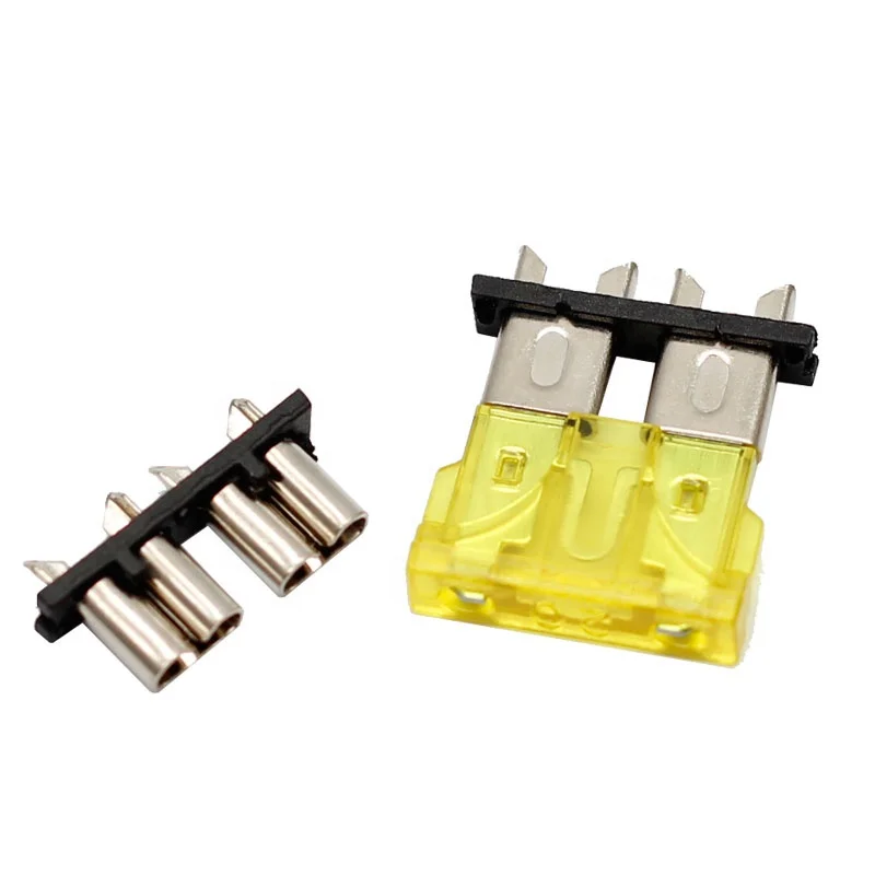 Medium Middle Standard Size Car Auto Plug In Automotive 257 287 Blade Holder PCB Mount Fuse Clip ATO ATC ATY ATU