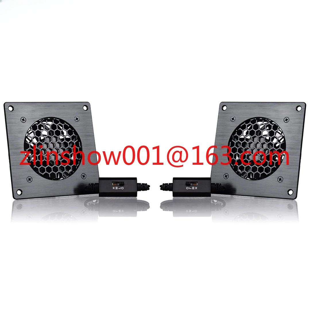 

AC Infinity 4 Inch Dual Set 8025 DC 5Volt Axial Fan with Speed Control Cooling Fan with Plate for Gaming PC Cabinets