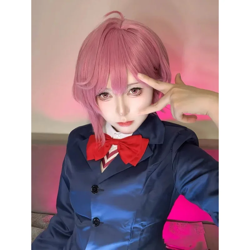 Aira Shiratori Cosplay Costume Wig Anime Dandadan School JK Uniform Dress Skirt Stockings Momo Ayase Halloween Party Girls Women