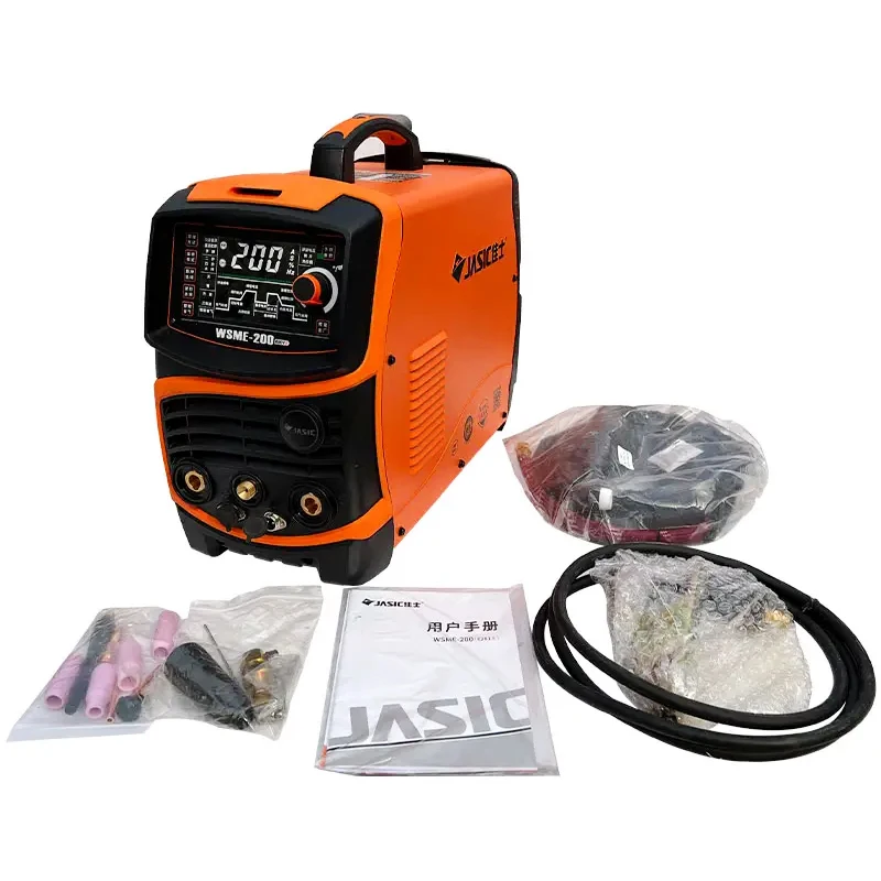 【2026 Superventas】Soldadora TIG JASIC WSME-200 Pulse AC DC, Inversor para Soldadura por Arco, Soldadora TIG Multifuncional, Máquina de Soldadura por Arco de Argón
