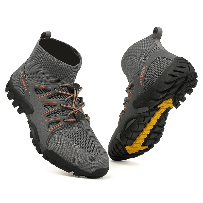 Oddychające siatkowe męskie buty taktyczne Botas piesze wycieczki miękkie buty Outdoor antypoślizgowe Trail Trekking wspinaczka projektant brodzące