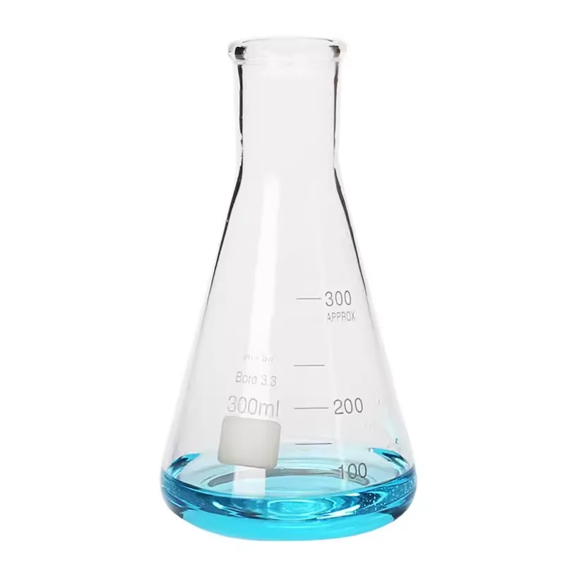 1PC Erlenmeyer Borosilicate Glass Flask Narrow Neck Conical Triangular Flask Laboratory Chemical Equipment 50 Ml To 1000ml