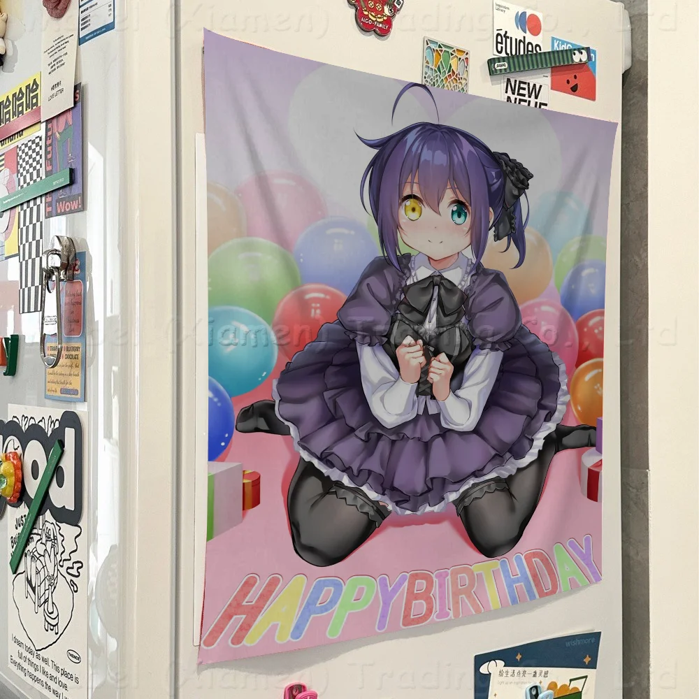 Chuunibyou Demo Koi Ga Shitai Rikka Takanashi Cartoon Flag Wall Hanging Banner Decoration Household Home Decor