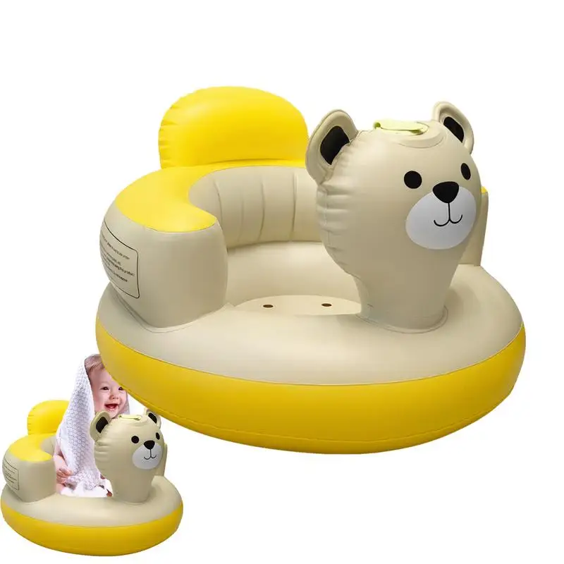 

Inflatable Seat For Children Cute Bear Portable Inflatable Children Chair Baby Floor Seats For Babies 6-24 Months Children