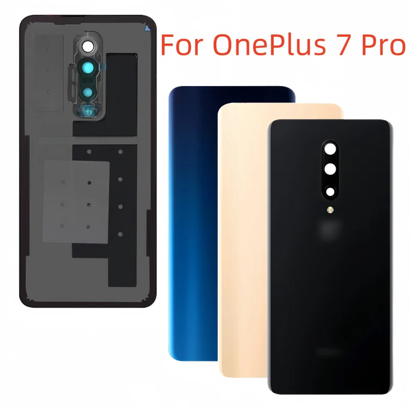 

Battery Cover For OnePlus 7 Pro GM1911 GM1913 GM1917 GM1910 GM1915 Back Cover Rear Housing Replacement