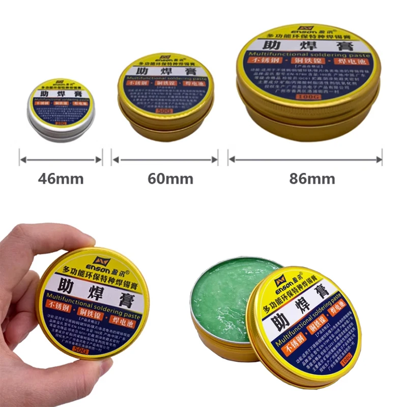 20/50/100g Stainless Steel 18650 battery Aluminum Flux Quick Welding paste Flux Safe Welding Solder Flux Multifunctional Brazing