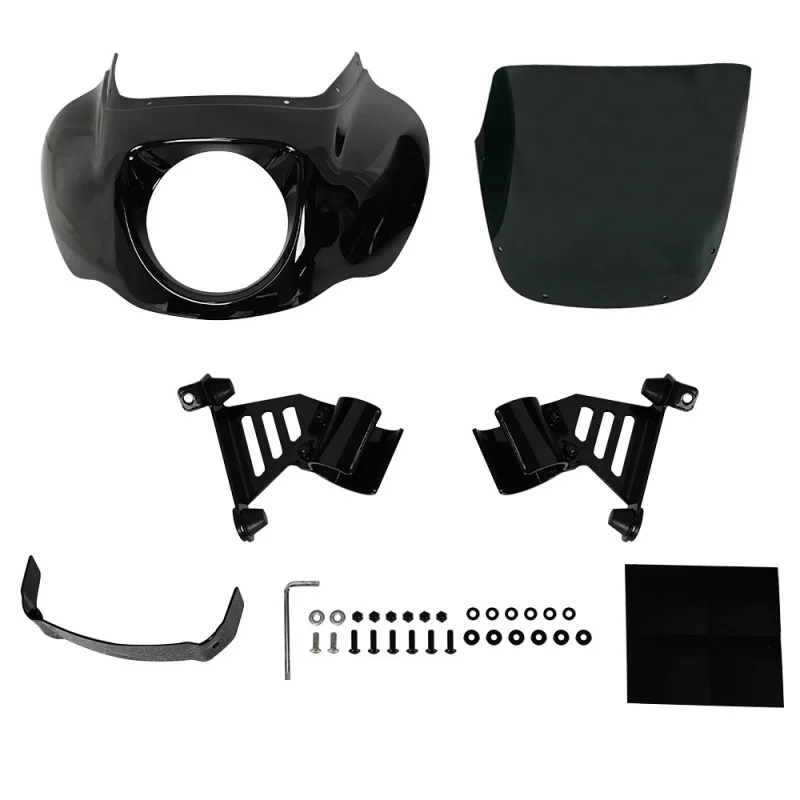 

Suitable for Harley motorcycle hood18+Softail Street Fighter Road KingSLuo WeiST QuarterHood with windshield