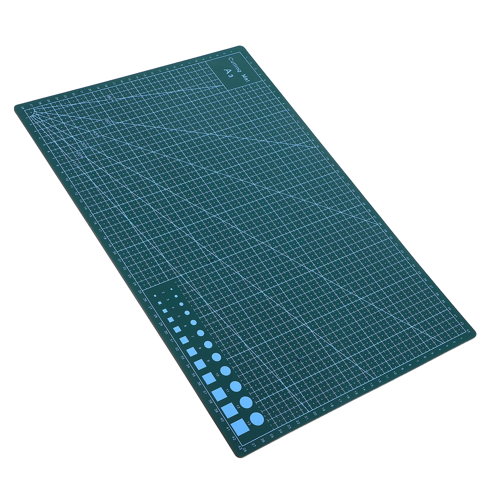 

45x30cm Self-Healing Cutting Mat Grid Design Heavy-Duty PVC Dual-Side Non-Glare Surface for Crafting and Desk Blotter