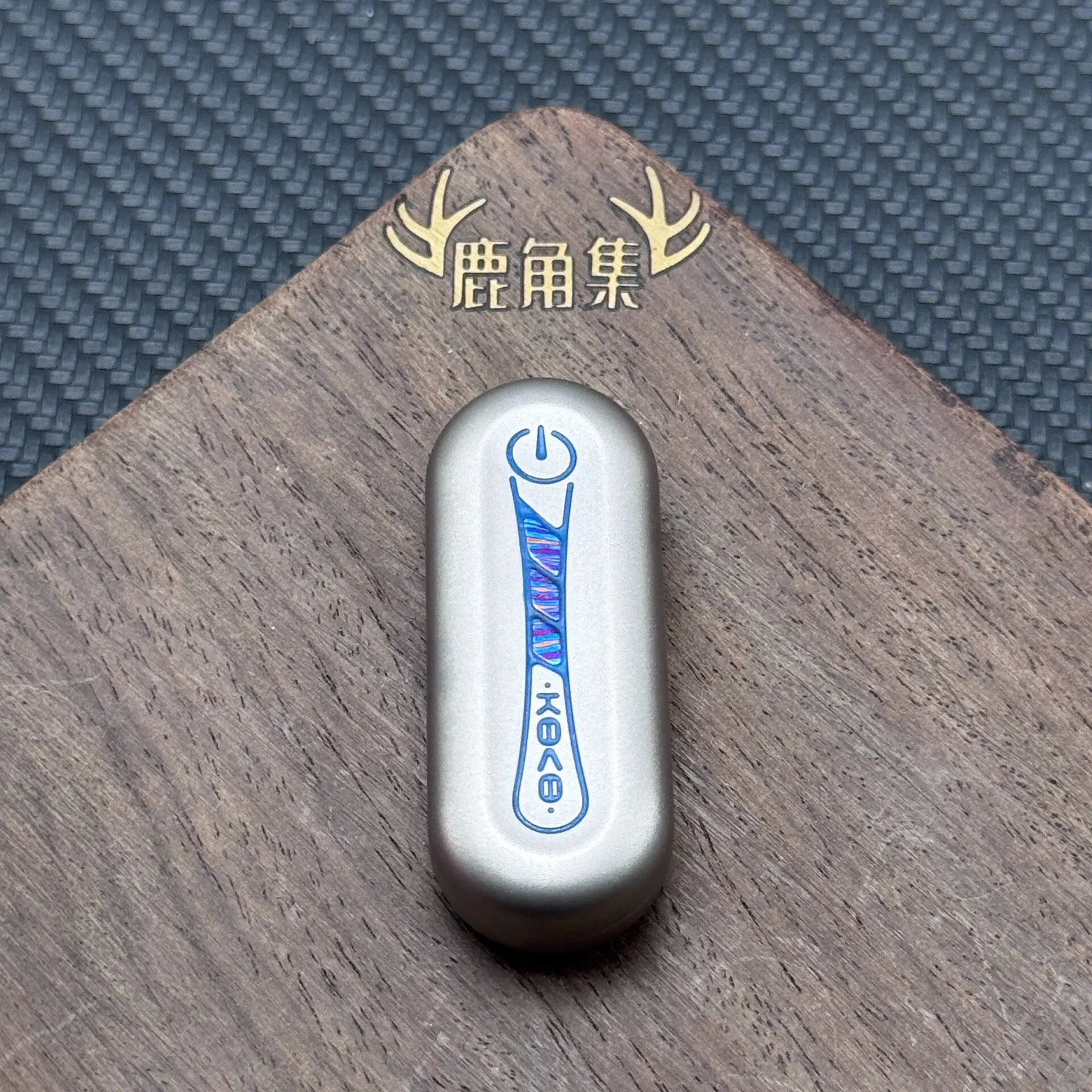 Used EDC Open Object, Floating Cloud Pro Luminous Model, Titanium + Titanium Horse, Limited Model for Guangzhou Exhibition