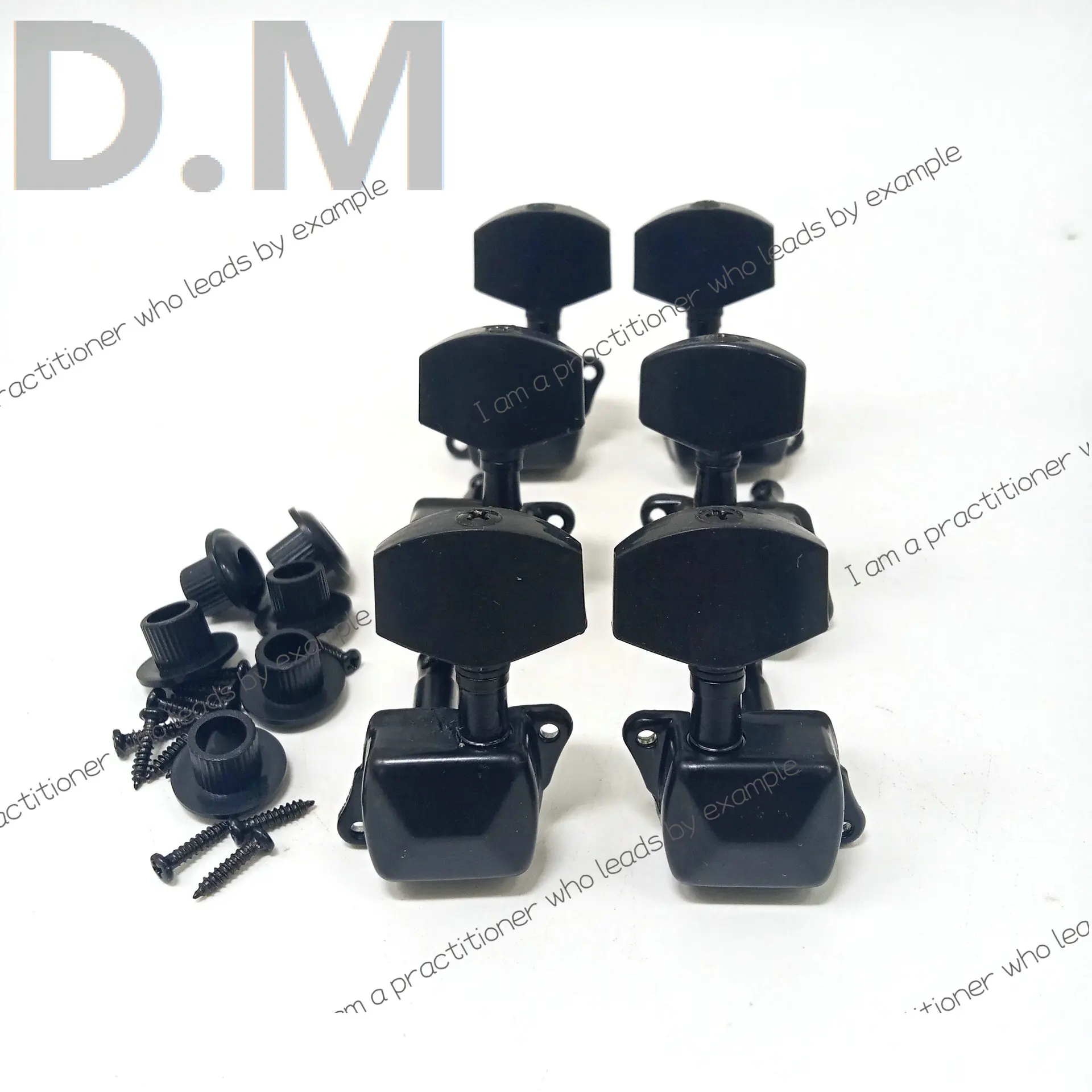 Musical Instrument Guitar Accessories, Acoustic Semi-enclosed Acoustic Guitar String Buttons, Alloy String Buttons with Cover