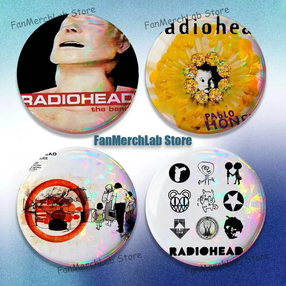 

R-Radioheads Band Cute Game Icons Pins Cartoon Character Enamel Brooch Backpack Clothing Badge Accessories Gifts