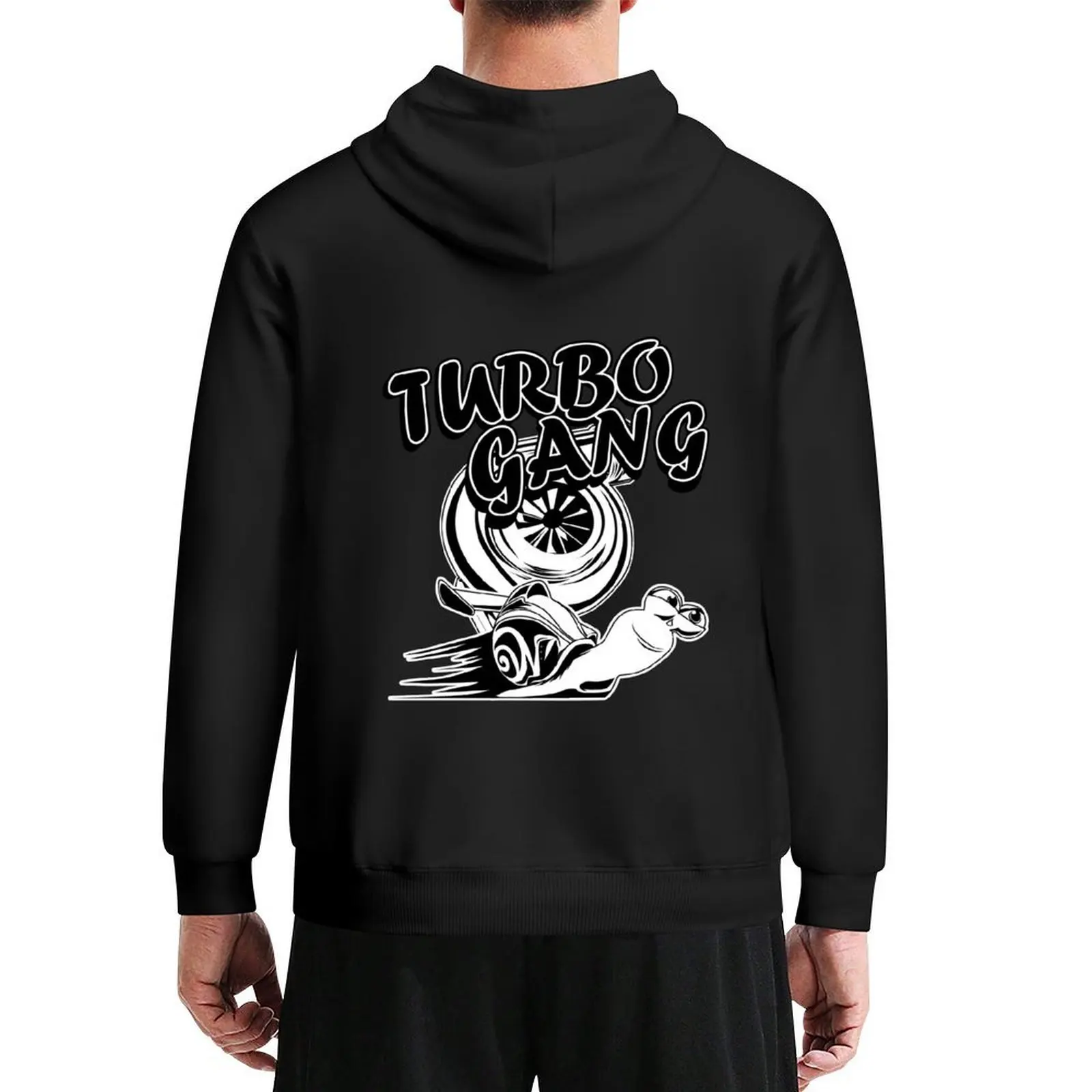 

turbo gang turbo snail speed race Hoodie aesthetic clothing anime clothes japanese style mens designer clothes hoodie for men