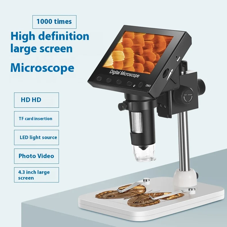 DM3 Digital Microscope HD Screen Cross-Border Electron Microscope For Industrial Maintenance Repair Veterinary ing