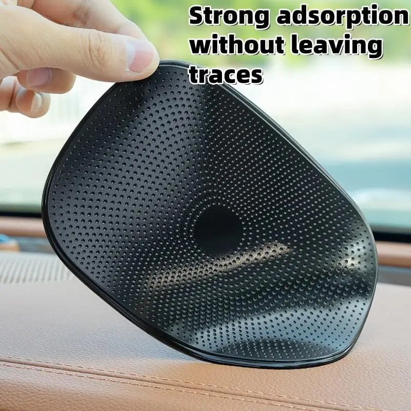 1Pc Car Non-Slip Mat Magic Anti-Slip SlideProof Pad Dashboard Sticky Dash Adhesive Cell Phone Holder Black Washable Silicone Mat
