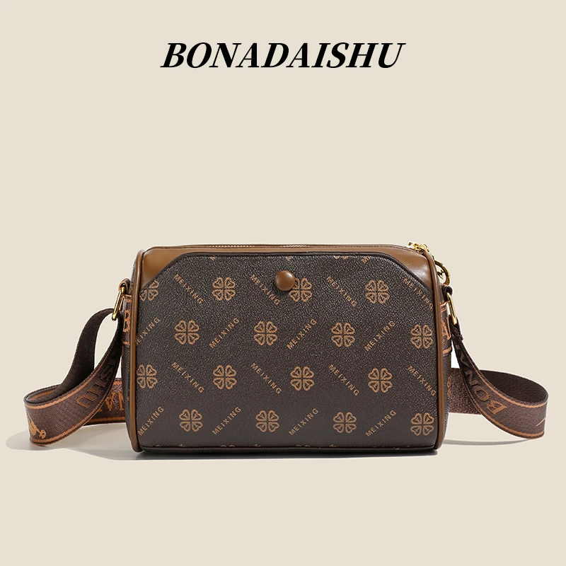 حقيبة كروس نسائية جديدة للخريف والصيف، حقيبة كتف ريترو عصرية للنساء في منتصف العمر، حقيبة نسائية بنمط قديم #2