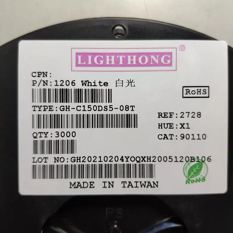 Smd Led Light Emitting Diode 1206(3216) 3.2*1.6mm White Red Blue Yellow Orange Green