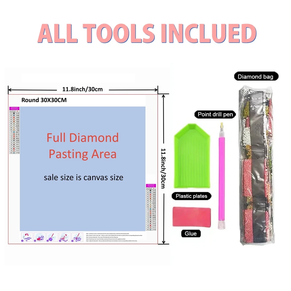 الماس الفسيفساء امرأة صورة وصول جديد DIY الماس اللوحة شلال المشهد مجردة الحرف اليدوية #3