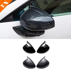 For GEELY Zeekr 007 Car Accessories 2024-2025 Exterior Styling Side Door Plastic Black Rear View Mirror Cover Sticker Protection