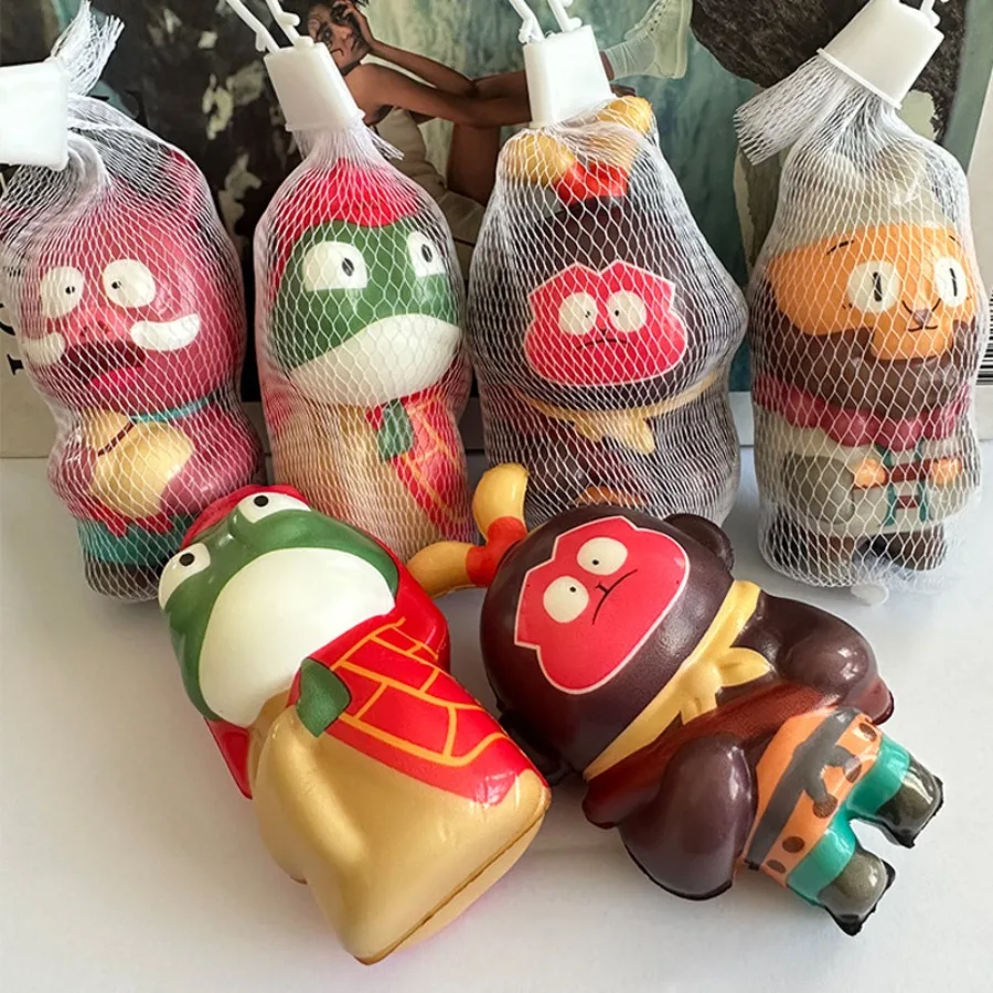 Internet celebrity Langlang Mountain little monster pinching music slow rebound decompression toys wholesale decoration dolls m