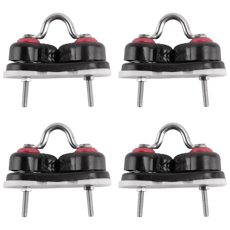 

4X Anodized Aluminium Cam Cleat Boat Cam Cleats Matic Fairlead Marine Sailing Sailboat Kayak Canoe Dinghy Accessories