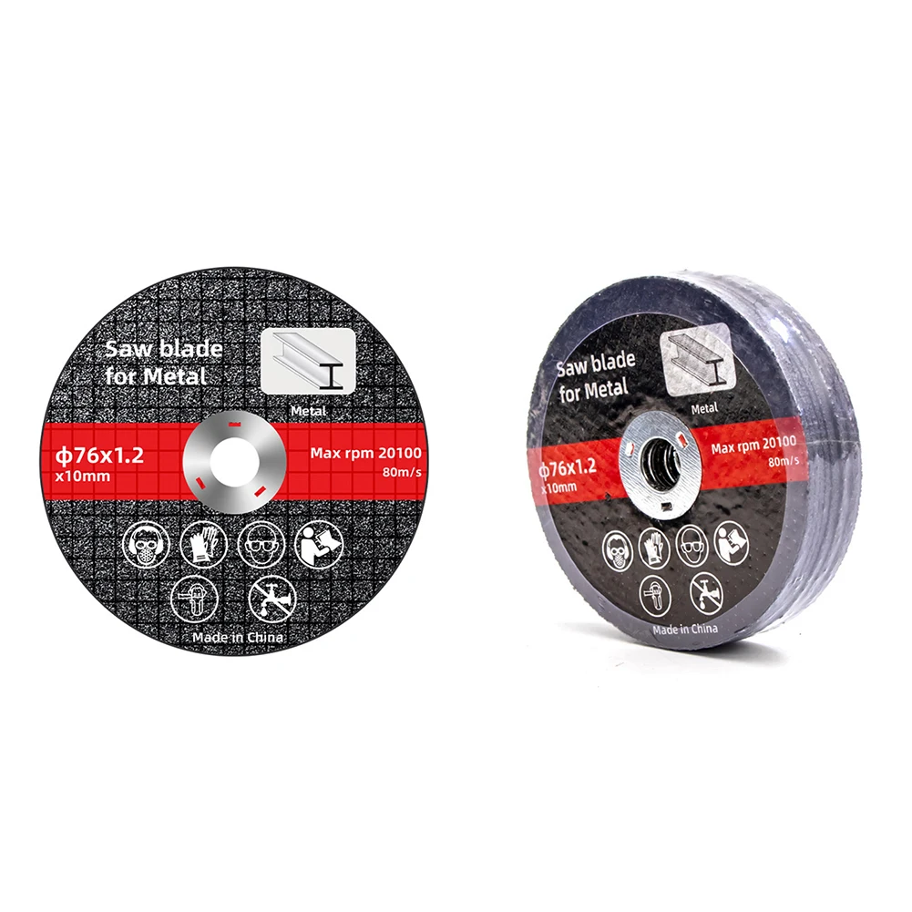 

1/10PCS 76mm Metal Cutting Discs High Hardness Saw Blade Wear Resistance Cut Off Circle Wheels Blades Angle Grinder Accessories