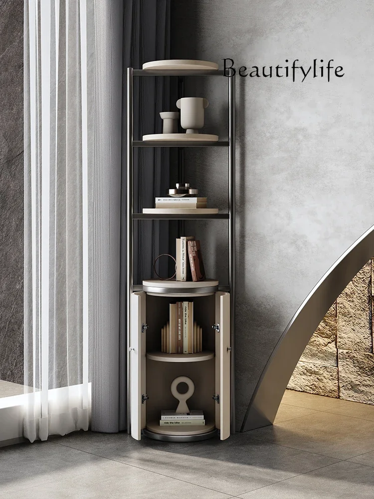 

kk Итальянский минималистичный угловой шкаф для гостиной, угловая полка, настенный треугольный шкаф для вина, шкафчик