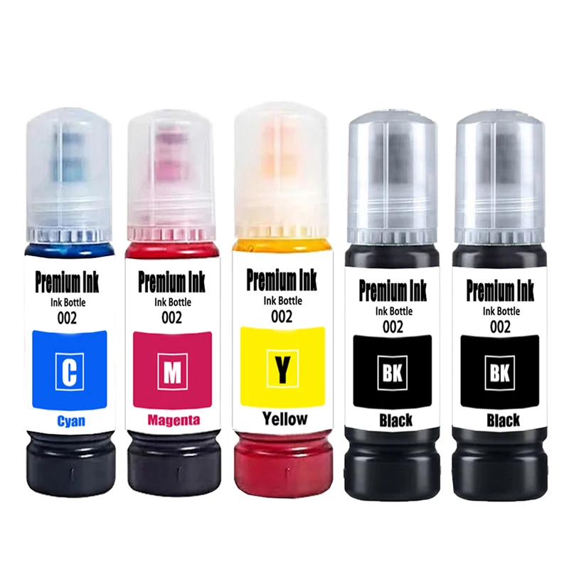 

002 Красящие чернила для принтера Epson EcoTank L4151 L4153 L4156 L4158 L4163 L4165 L4166 L4167 L4168 L4169 L4263 L4266 L6298 L14158