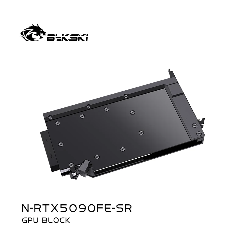 Bykski N-RTX5090FE-SR Bloco GPU totalmente metálico para NVIDIA