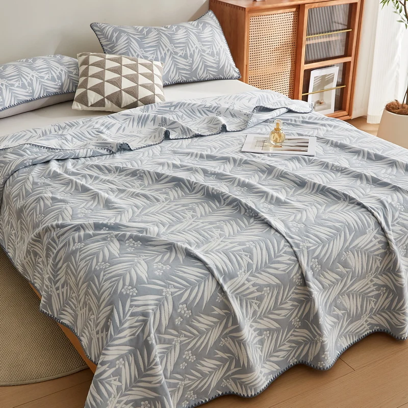 Skin-friendly Blanket Simple Style Bedspread Single/Double/Queen Size Blankets Home Plaid 담요Festival Gift(Pillowcase Need Order)