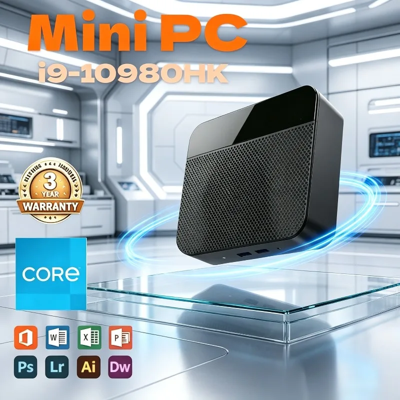 Intel Core i9 10980HK Mini PC Gaming 16GB RAM 1TB 2TB SSD Portable Computer BT5.2 WiFi6 Office Gamer PC Slim Pro 2026 New
