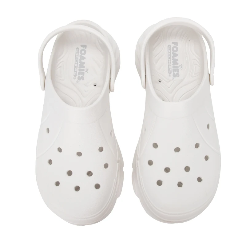 

Skechers Max Cushioning Foamies Women's Sandals Lightweight Outdoor Beach Shoes 111127-Wht