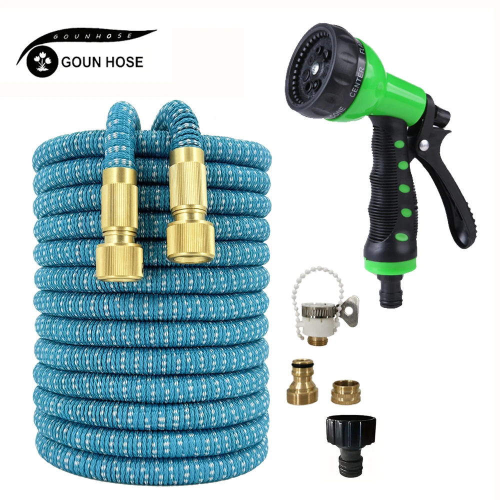 

NEW Garden Watering Hose Expandable Bimetallic Joint Garden Farm Irrigation Hose Car Wash High-Pressure Water Gun Watering