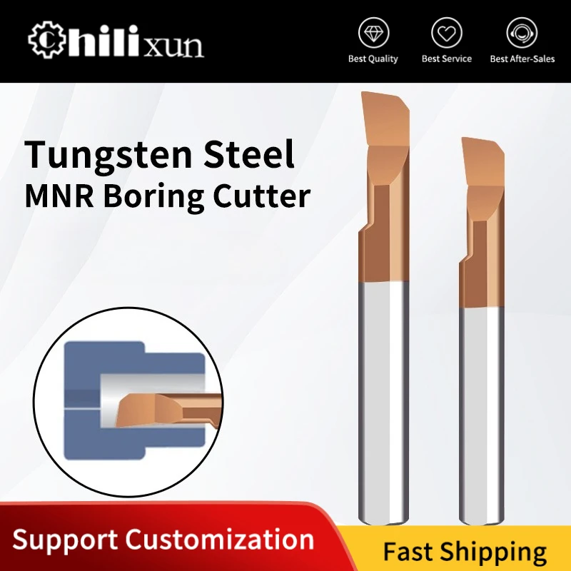 

HILIXUN MNR расточный резак, твердосплавные расточные инструменты для металлообработки, резак с ЧПУ с покрытием, токарный инструмент для внутреннего круга, токарный инструмент для небольших отверстий
