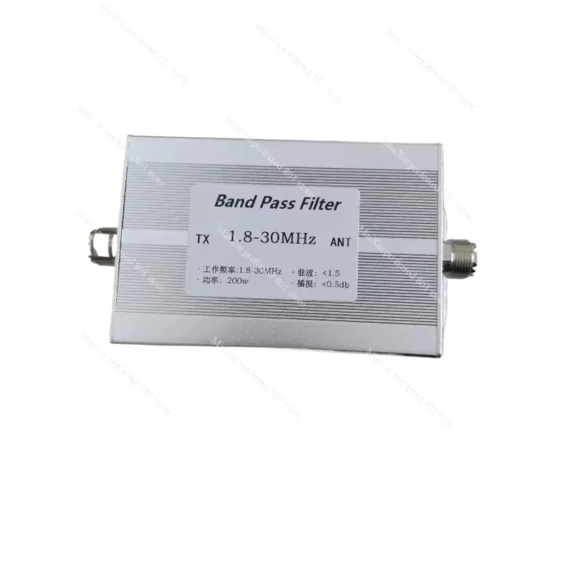 1.8-30 MHz bandpass filter BPF anti-interference  improve selectivity  suppress clutter 200w