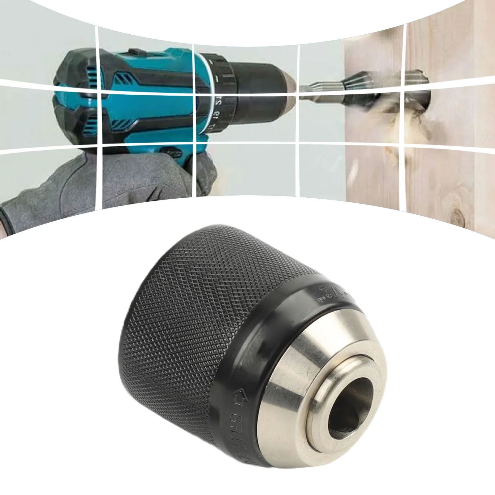 /Keyless /Drill /Chuck 1/2 Inch Metal Plastic Replacement Part For DHP484 DDF484 DDF446 DDF482 BHP452 Power Tool Accessories