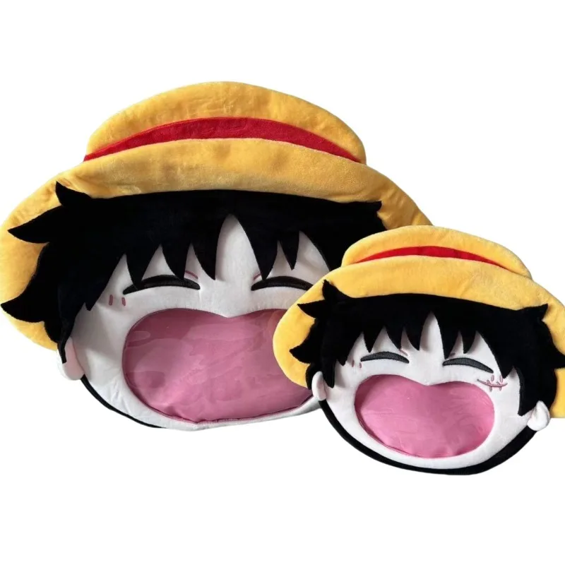 One Piece Luffy Animation Peripheral Creative Cartoon Cute Q Version Image Big Mouth Backpack Crossbody Bag Gift for Friends