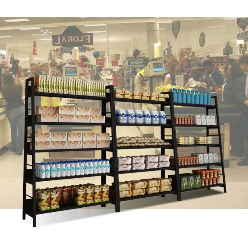 

Customize.Supermarket Candy Snack Display Stand Heavy Duty Movable Rack Customizable Size 2-10 Layers Bulk Container Conveni