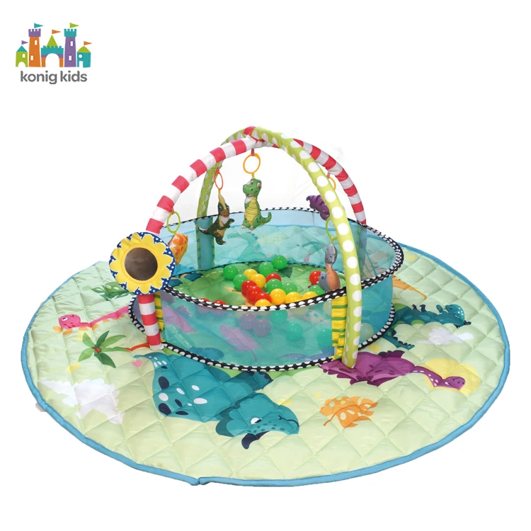 Konig Kids Super Large Inoling Baby Play Polymères, Large Round Storage, Non-ALD Game Polymères, 5 en 1, 30 Ocean Balls