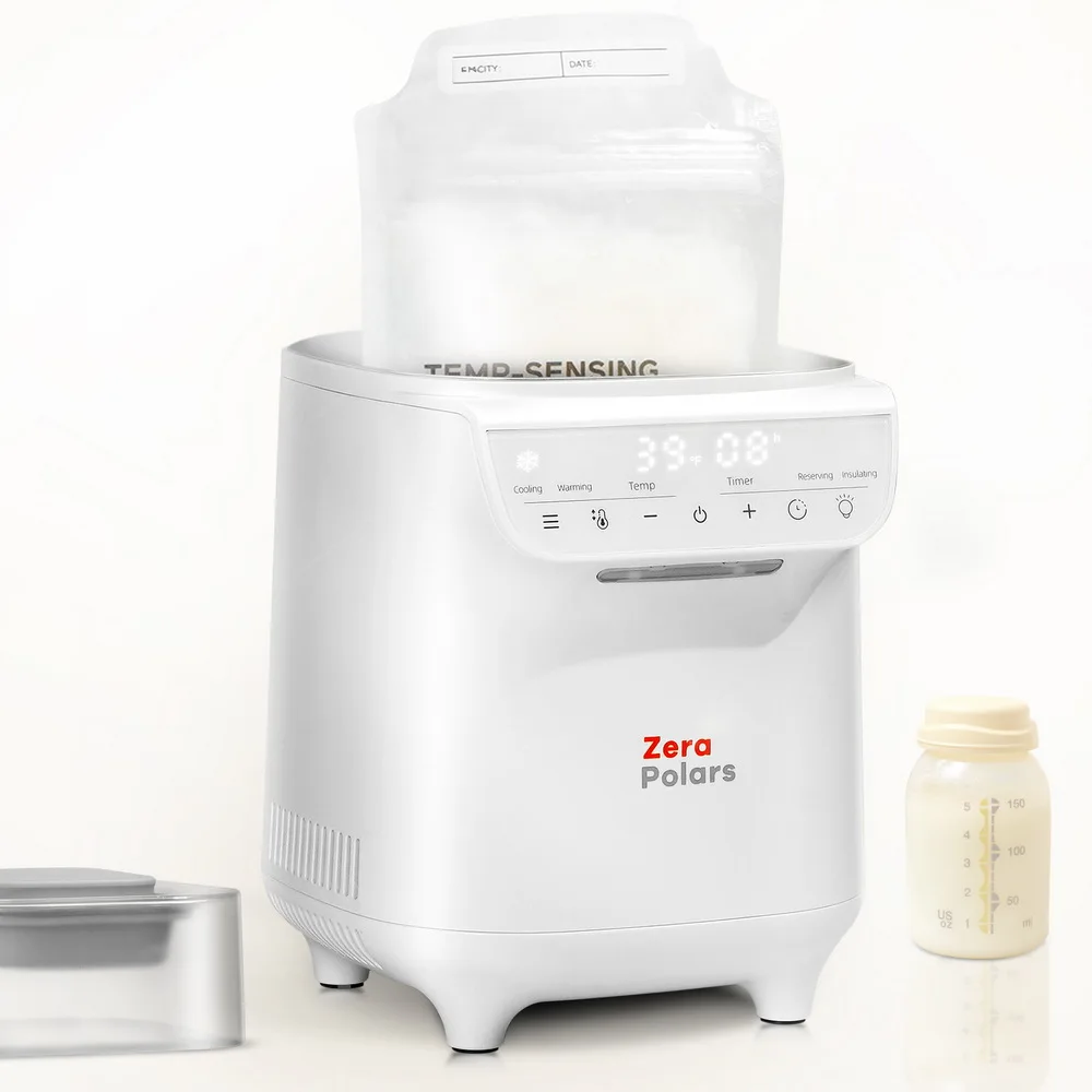 Scaldabiberon e dispositivo di raffreddamento con funzione congelatore Riscaldamento rapido Temporizzatore di controllo della temperatura Scaldasalviette per latte materno multiuso