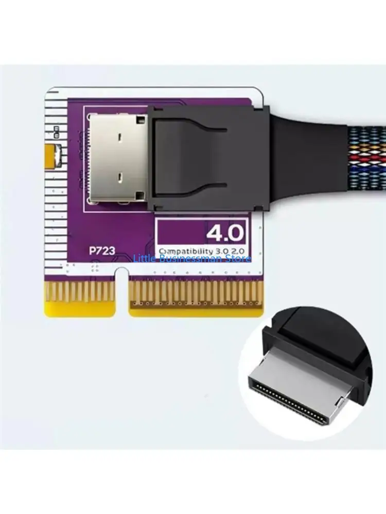 SFF-8611 Storage Card for PCIe Desktop Systems, Internal Slot Access, Computer Layout Planning, and Replacement Installation