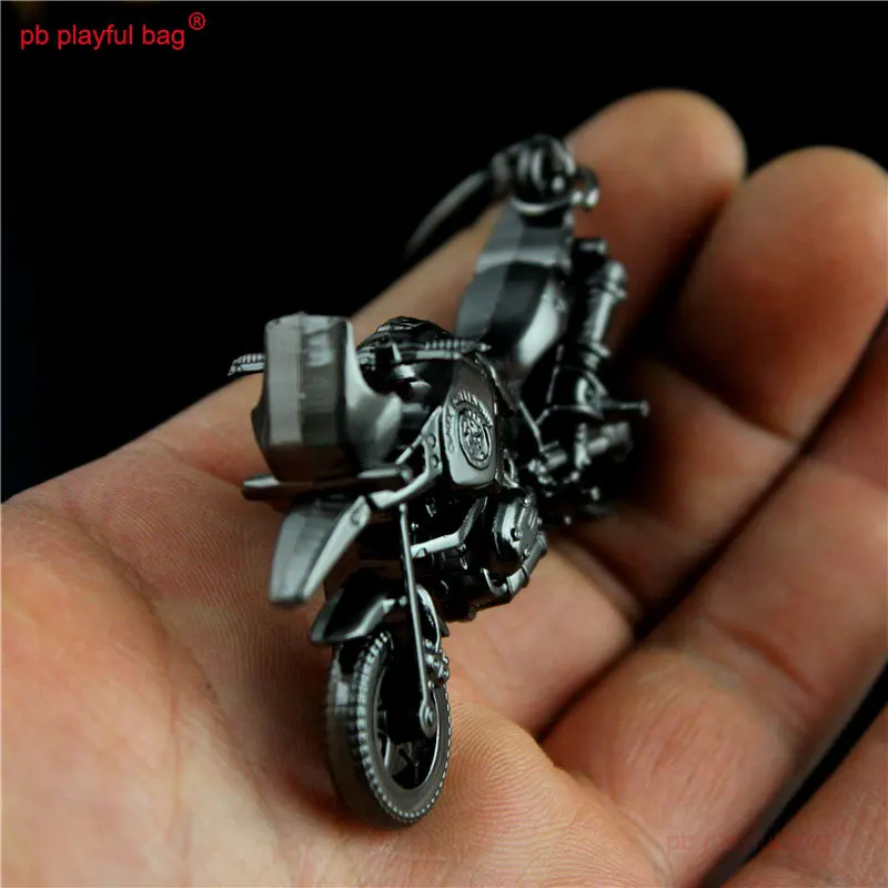 7Cm Mini Metalen Motorfiets Model Actie Figuren Cs Spel Sleutelhanger Decoratieve Accessoires Kerstcadeaus Kinderen Speelgoed Hg303