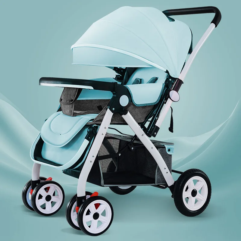 عربة أطفال بالجملة للجلوس والاستلقاء وسهلة الحمل وقابلة للطي في اتجاهين عربة أطفال عالمية واسعة وموسعة #5