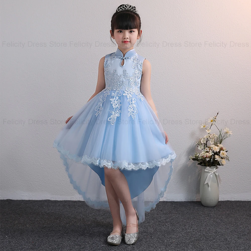 FELICITY Flower Girls abiti per matrimoni senza maniche a-line Kids Birthday Party Princess Dress for Girls