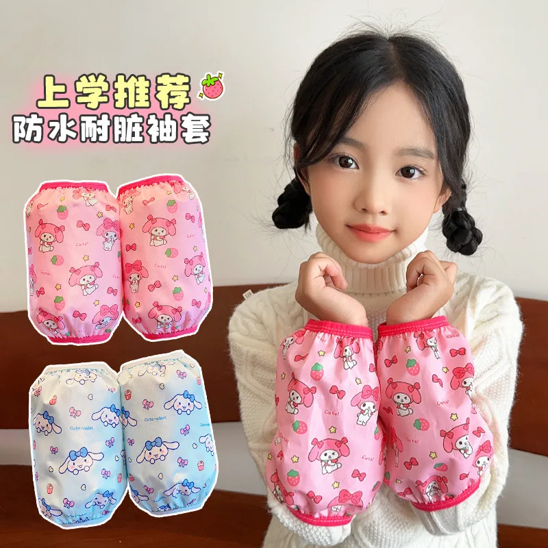 

Sanrio Cinnamoroll Sleeve Autumn and winter girls anti-dirty and stain-resistant sleeve baby anti-oil waterproof sleeves