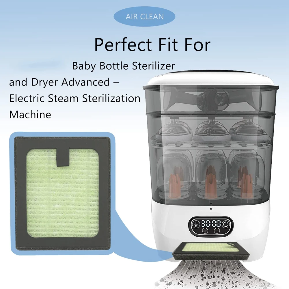 AB11-For Baby Brezza Premium Replacement Filters- HEPA And Dryer Filter For Baby Bottle Washer Accessories