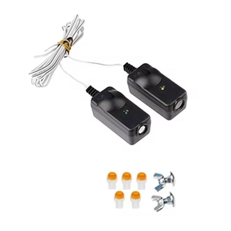 41A5034 801CB Garage Door Safety Sensors with Brackets Easy Installation Set