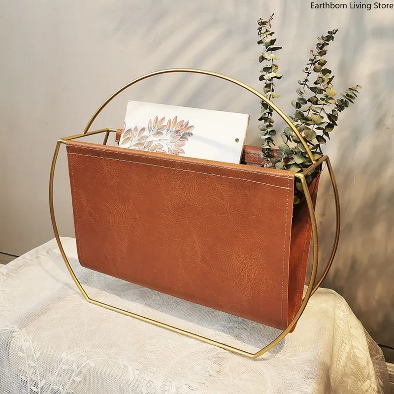 Nordic Minimalist Magazine Racks Creative Magazine Racks Storage Modern Style Advanced Office Furniture Das Magazin ZY40ZZJ