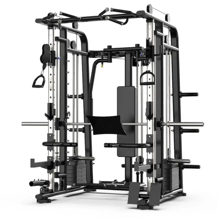 commercial gym equipment multi functional power cage all in one smith machine