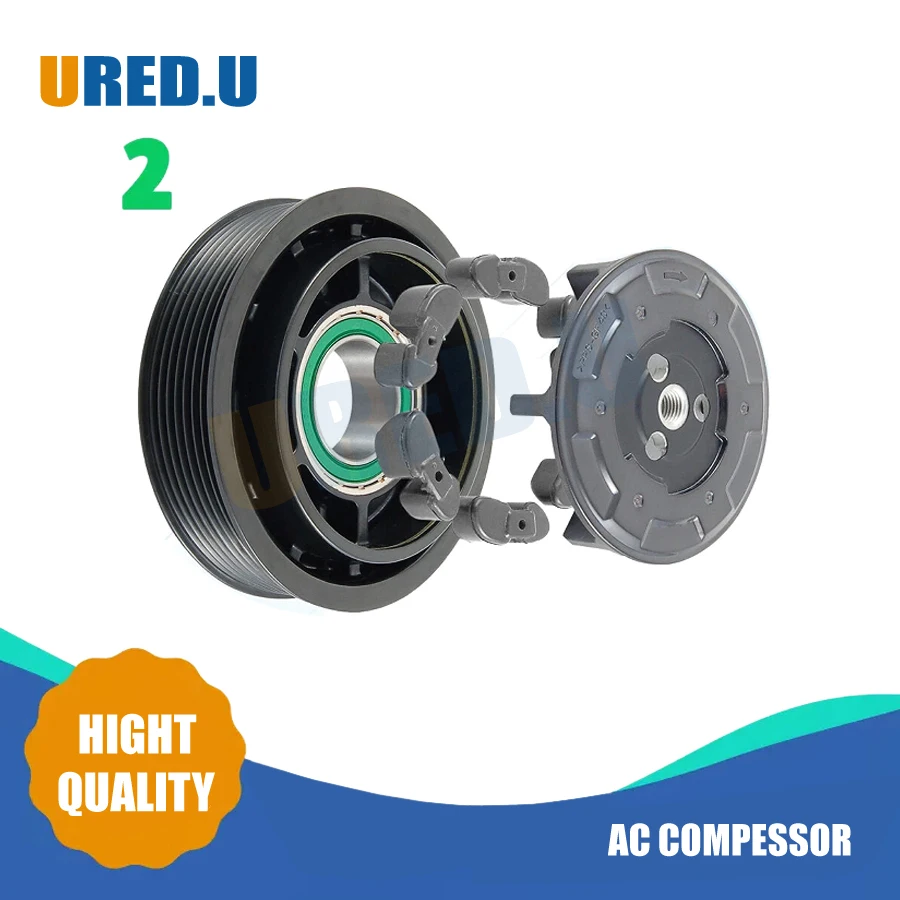 AC A/C Compressor Clutch Pulley For RENAULT MEGANE SCENIC MK3 1.4 1.6 2.0 DCI 8200958328 4478306701 4478307300 7711497391